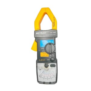 Metravi 0–60V / 300V Analogue Clamp Meters With Continuity Test Facility, M-1000
