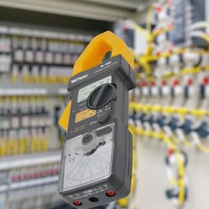 Metravi 0–60V / 300V Analogue Clamp Meters With Continuity Test Facility, M-1000