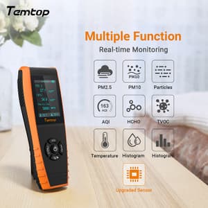 Temtop Professional Air Quality Monitor, LKC-1000S+
