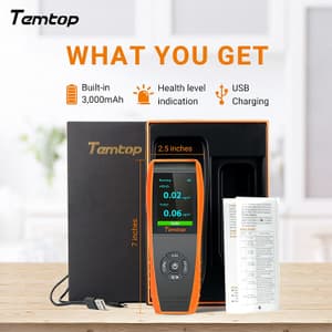Temtop Professional Air Quality Monitor, LKC-1000S+