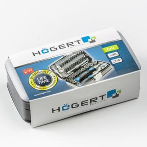 Hogert 38 Pcs 1/4 Inch Sq. Drive Socket Set, HT1R462