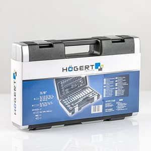 Hogert 36 Pcs 3/8 Inch Sq. Drive Socket Set, HT1R465