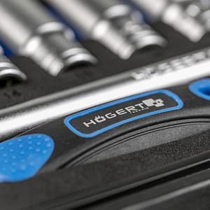 Hogert 36 Pcs 3/8 Inch Sq. Drive Socket Set, HT1R465