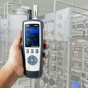 CEM Air Particle Counter (Measure Up To 6 Channels Of Particle Sizes), DT-9880