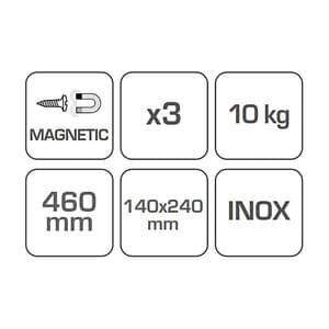 Hogert 460 mm Strips & Magnetic Tray Set, HT4R522