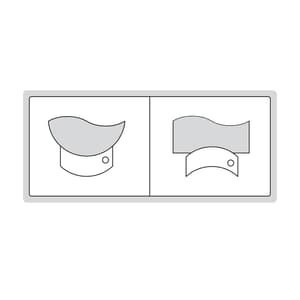 Insize 71 - 80 mm Radius Gauge, 4802-71