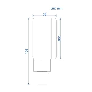 Insize 0 - 6 MPa Digital Pressure Gauge, 5202-M14Y60