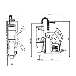 Schifler 1150W Magnetic Core Drilling Machine, SWC 35 AT