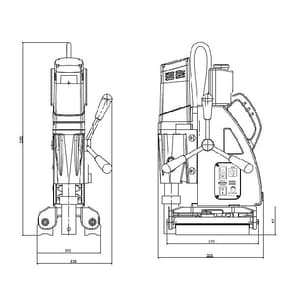 Schifler 1500W Magnetic Core Drilling Machine, SWC 50 PDT