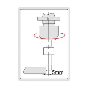 Insize 10 mm Shank Dia. Non-magnetic Edge Finder (83 mm Length), 6573-1