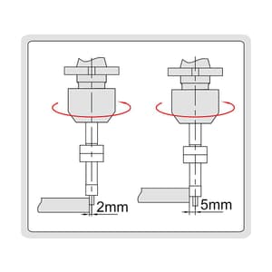 Insize 10 mm Shank Dia. Non-magnetic Edge Finder (88 mm Length), 6573-2