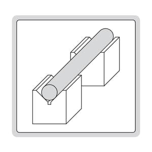 Insize 70 x 50 x 70 mm Granite V - Blocks Set (Pack of 2 Pcs) , 6897-1