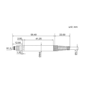 Insize ±0.9 mm Inductance Type Probe, 9420-AP02