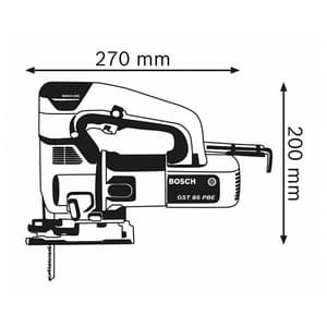 Bosch 26mm 580W Professional Jigsaw, GST 85 PBE