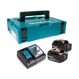 Makita MKP1RT182 Power Source Kit With 2x 5.0 AH Batteries & 1x Charger & 1x Makpac Case, 191A71-5