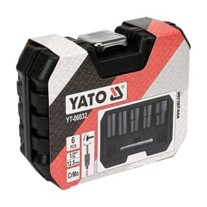 Yato 6 Pcs 1/2 Inch Sq. Drive Twist Socket Set, YT-06032