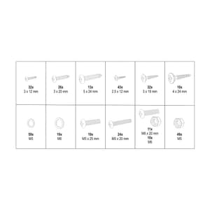 Yato 347 Pcs Mix Size Screw, Nut, Bolt & Washer Set, YT-06771