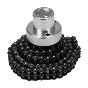 Yato 75 - 170 mm Oil Filter Wrench With Thin Double Chain (1/2 Inch Sq. Drive), YT-08254