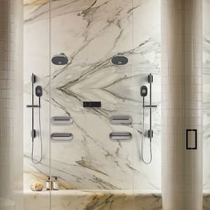 Kohler Anthem+™ 2-12 Outlet Digital Control Interface in Matte Black, K-28214-ASC-BL