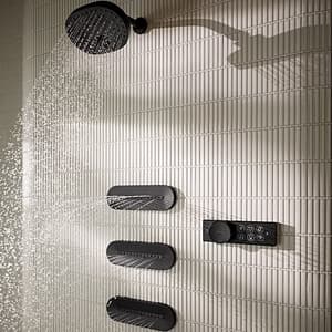 Kohler Anthem+™ 2-12 Outlet Digital Control Interface in Matte Black, K-28214-ASC-BL