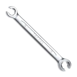 Toptul 12 x 13 mm (6 PT) Flare Nut Wrench (Satin Chrome Finished), AEEA1213
