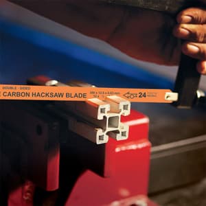 JK 300 x 12.5 x 0.63 mm / 24 TPI Double Sided Flexible Carbon Hacksaw Blade (Pack of 10 Pcs), SD7800943