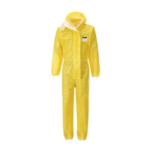 Portwest BizTex Microporous Coverall Type 3/4/5/6 (Yellow - Medium), ST70YERM