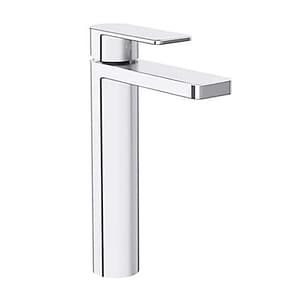 Kohler Parallel Single Control Tall Basin / Lavatory Faucet Without Drain In Polished Chrome Finish, K-23475IN-4ND-CP