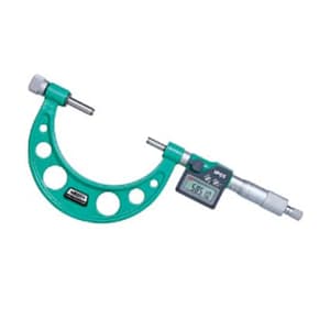 Insize 0 - 150 mm / 0-6" Digital Outside Micrometer With Interchangeable Anvils, 3506-150A
