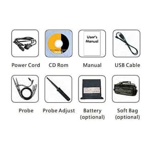 Owon 60MHz / 500MS/s Dual Channel Deep Memory Digital Storage Oscilloscope, SDS 6062