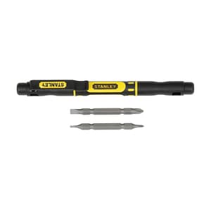 Stanley 4 In 1 Bi-Material Pocket Screwdriver, 66-344