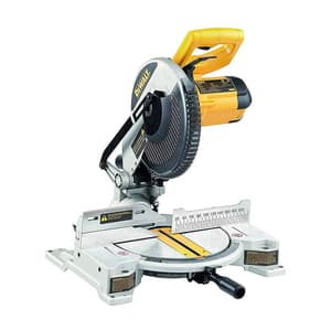 Dewalt 1650W / 250mm Compound Mitre Saw with 80T TCT Blade, DW714-IN