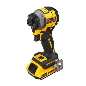 Dewalt 20V / 6.35 mm 3 Speed XR Li ion Cordless Impact Driver with 2x2.0 Battery Included, DCF850D2