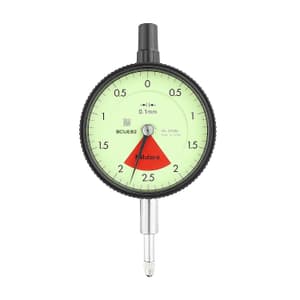 Mitutoyo 0 - 4 mm Standard Type Dial Indicator with Lug Back, 2928A