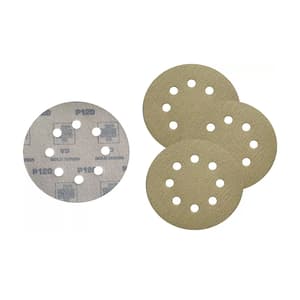 Taparia 125 mm / 220 Grit Gold Velcro Disc, VDG 58220