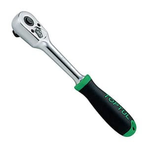 Toptul 1/4 Inch Sq. Drive Reversible Ratchet Handle With Quick Release, CJPI0815