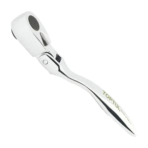 Toptul 1/4 Inch Hex Flexible Head Mini Reversible Bit Ratchet Handle, CHKV0811