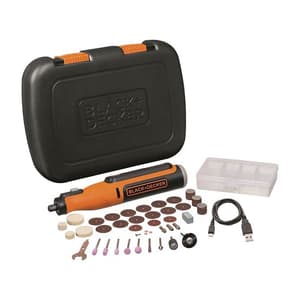 Black+Decker 8V Cordless Rotary Tool with 35-Piece Accessory Set, BCRT8K35-B1