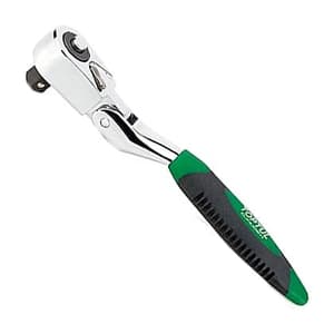 Toptul 1/4 Inch Sq. Drive Flexible Head Mini Reversible Ratchet with Quick Release, CJHU0811