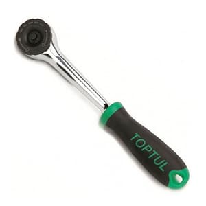 Toptul 1/2 Inch Sq. Drive Gearless Reversible Ratchet Handle with Quick Release, CJBT1627