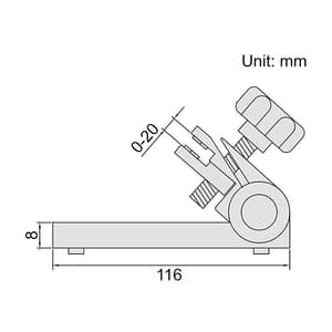 Insize 0 - 100 mm Micrometer Stand, 6300