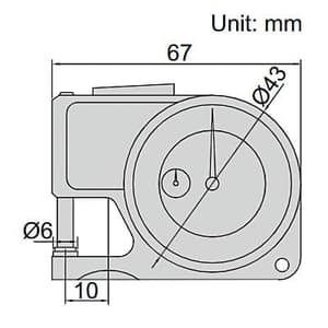 Insize 0 - 10 mm Thickness Gage, 2363-10
