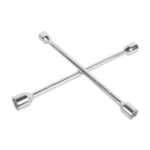 Ozar 17 x 19 x 21 x 22 mm Four Way Cross Wheel Spanner, ASW-8441