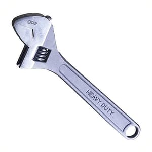 Ozar 350 mm / 15 inch Heavy Duty Adjustable Spanner Without Grip (Phosphate Finish), ASA-8494
