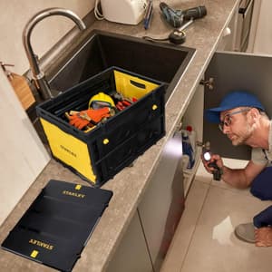 Stanley 25kg Load Capacity Folding Utility Basket (OPAQUE), SXWT-FB533-SP