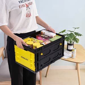 Stanley 25kg Load Capacity Folding Utility Basket (OPAQUE), SXWT-FB533-SP