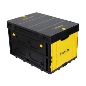 Stanley 25kg Load Capacity Folding Utility Basket with Lid, SXWT-FB533L-SP