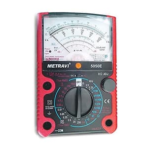 Metravi 1000 V DC / AC Voltage Tester Analogue Multimeter, 5050E