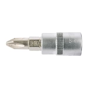 Yato PH2, 1/4 Inch Sq. Drive Phillips Bit Sockets, YT-04412