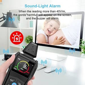 Kusam-Meco 0.1 ~ 199.9mG / 0.01 ~ 19.99µT Electromagnetic Radiation Tester, KM 197